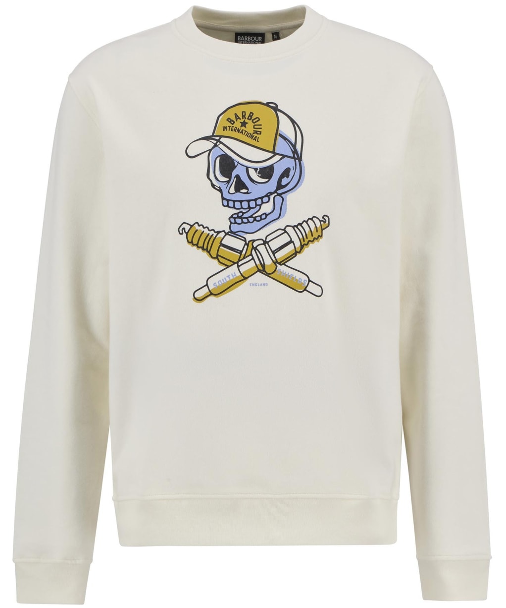Men's Barbour International Morgan Sweatshirt - Whisper White