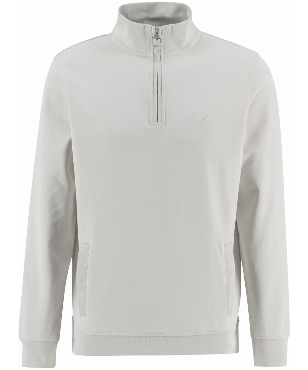 Men's Barbour Lambeth Interlock Half Zip Sweatshirt - Mist