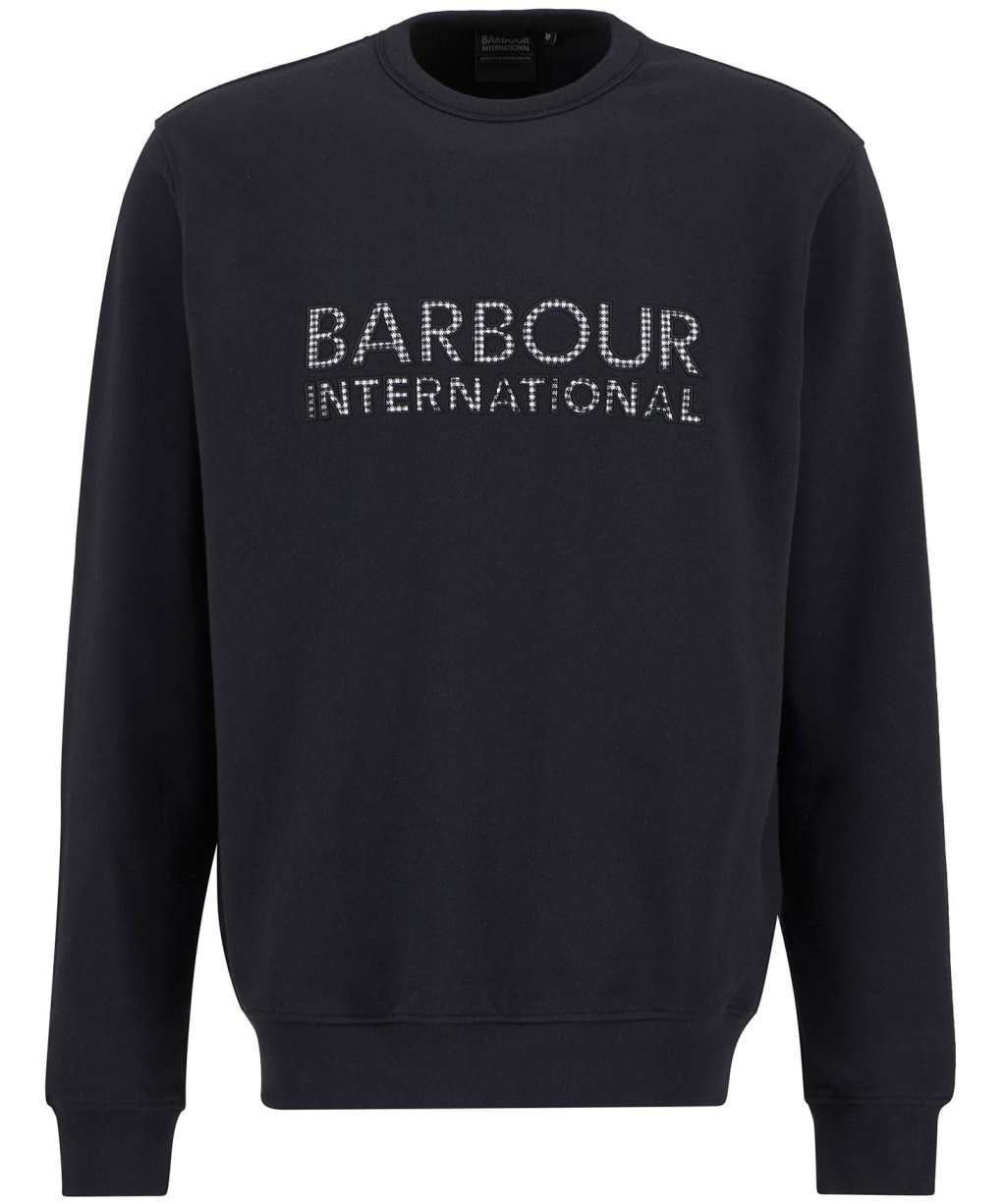 Men's Barbour International Bertie Blackstreak Logo Sweatshirt - Black