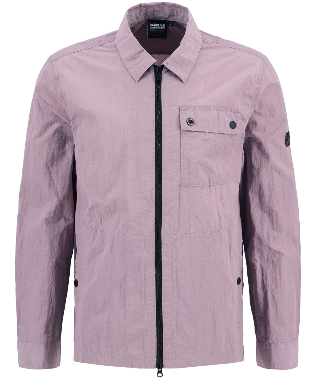 Men's Barbour International Inline Overshirt - Elderberry