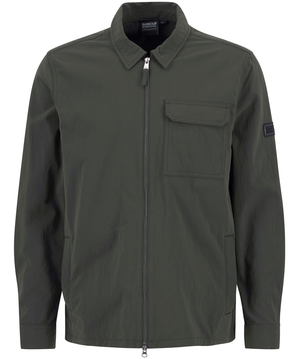 Men's Barbour International Maze Peached Overshirt - Sage