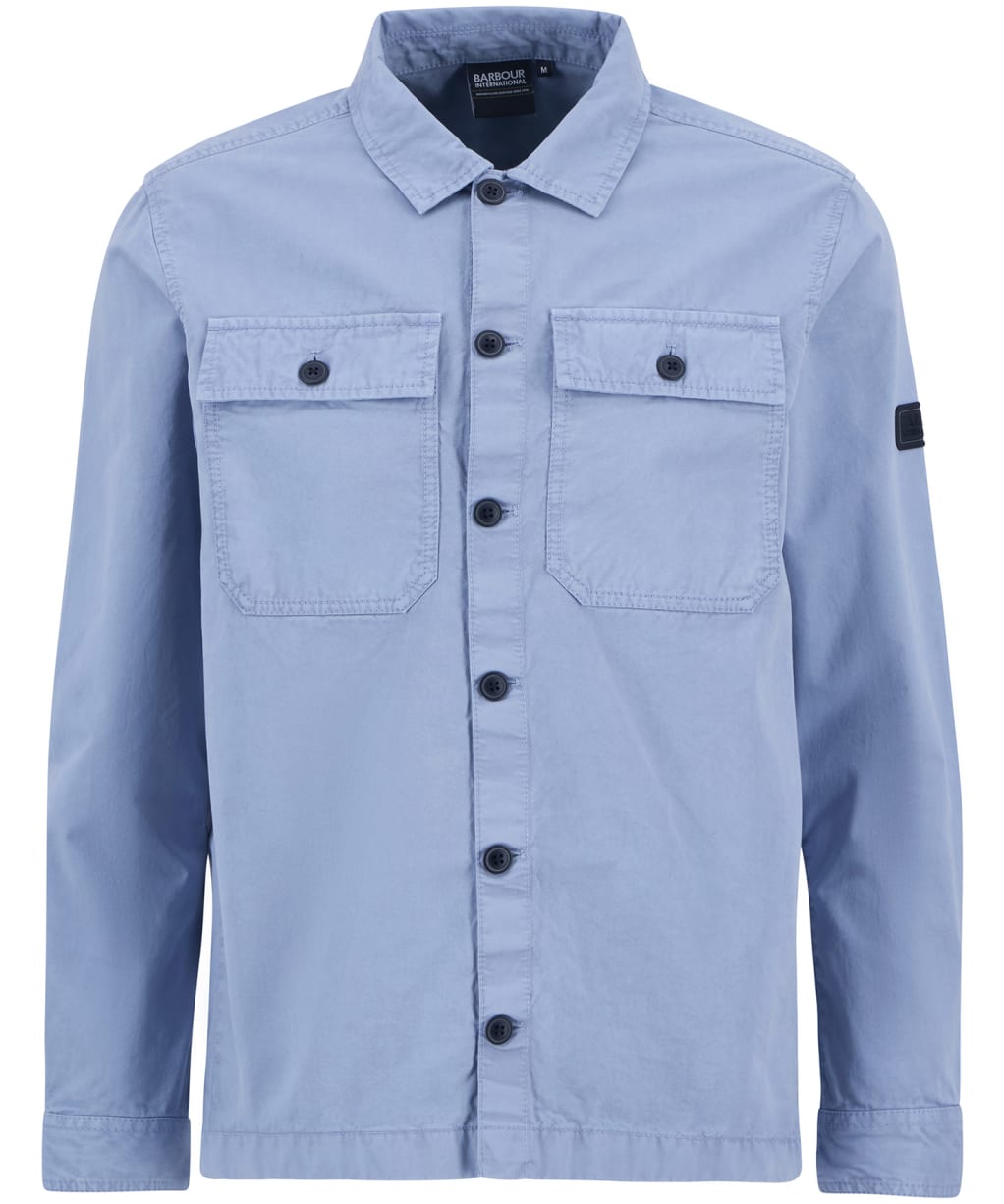 Men's Barbour International Arlo Overshirt - Cool Blue