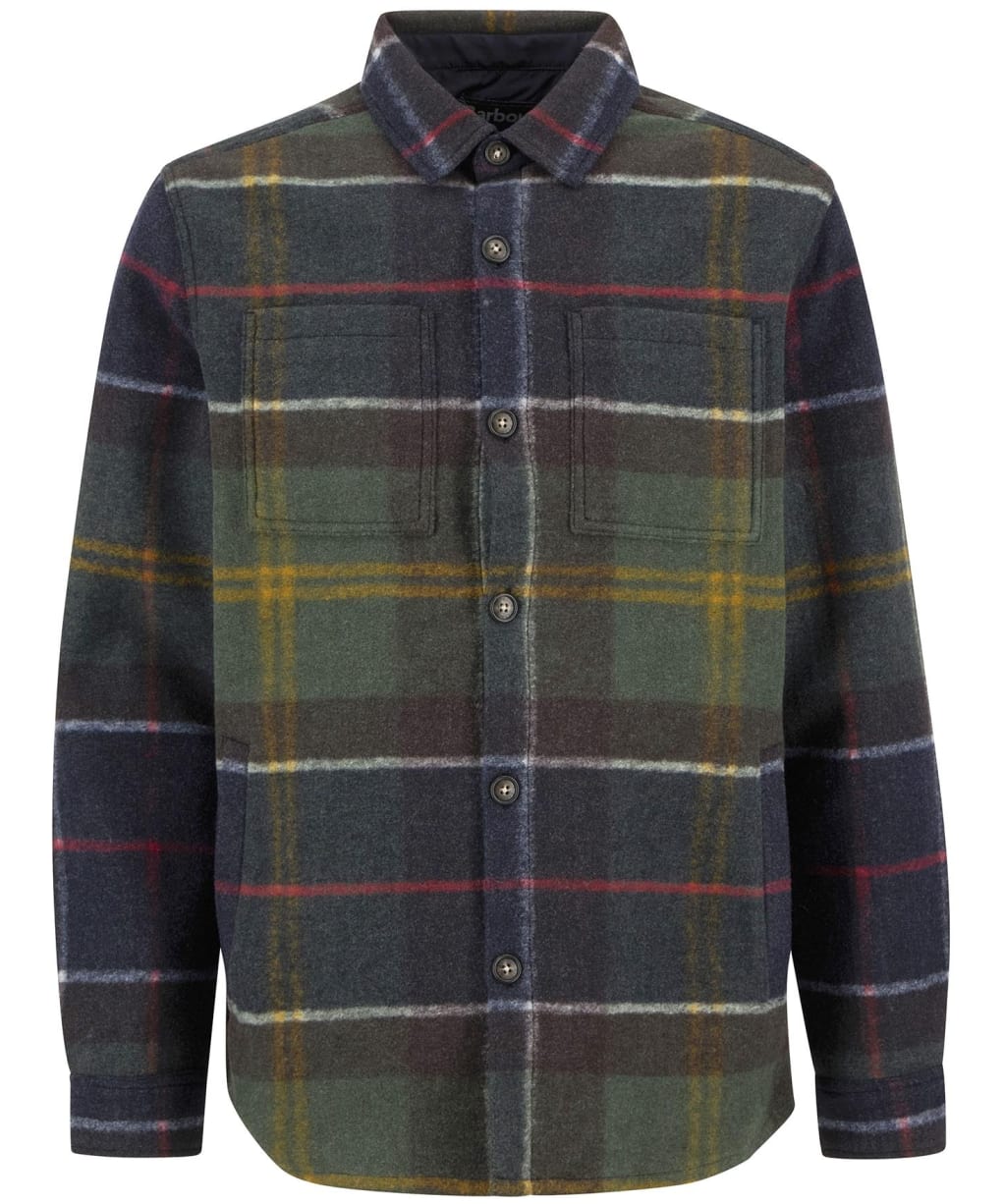 Men's Barbour Chapter Tailored Check Overshirt - Classic Tartan