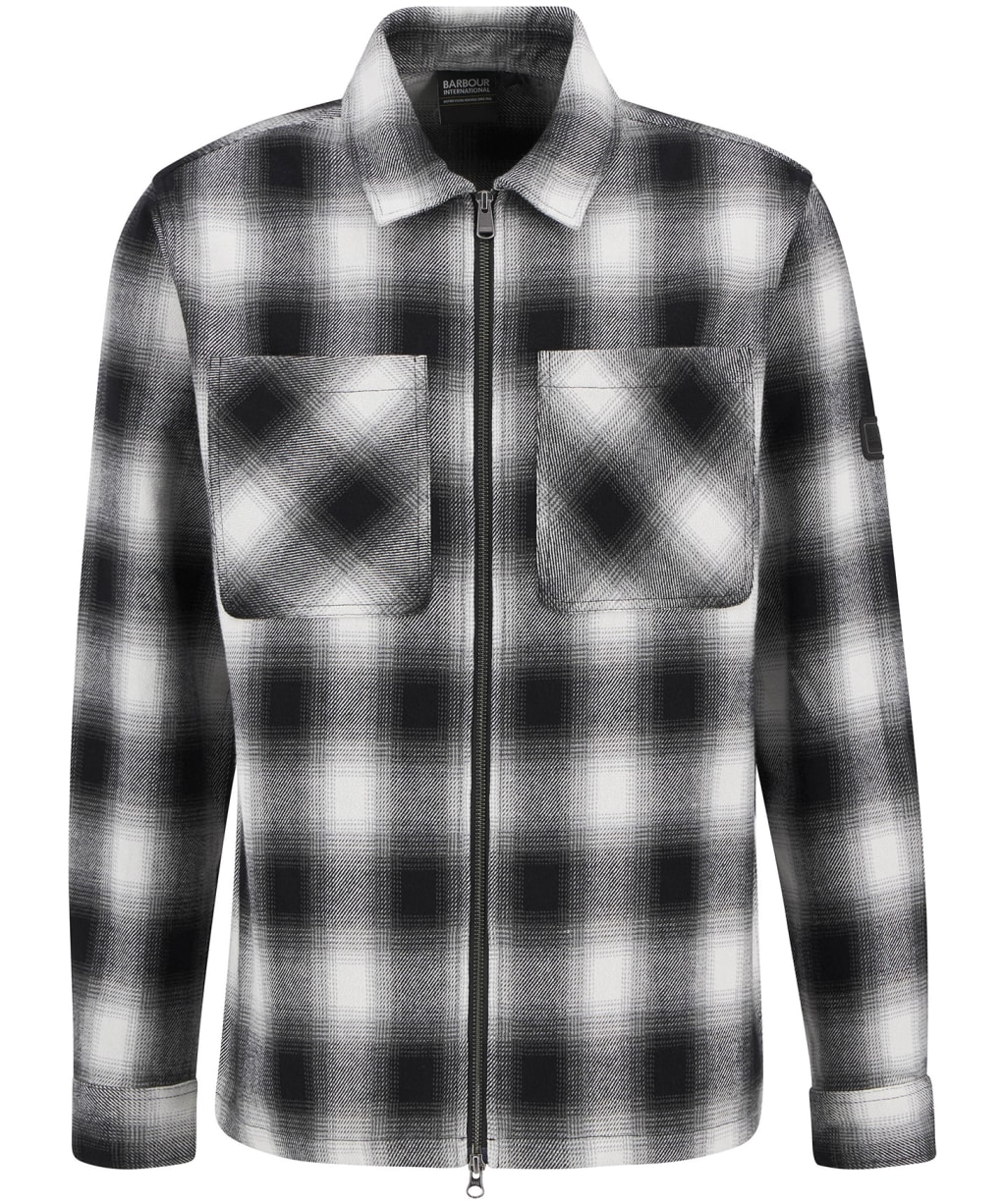 Men's Barbour International Carlisle Ombre Overshirt - Black