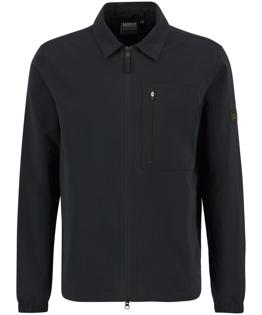 Men's Barbour International Coil Overshirt - Black
