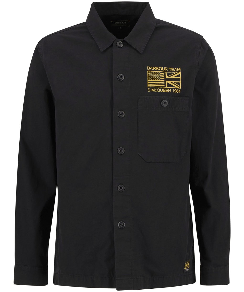 Men's Barbour International Jacks Overshirt - Black