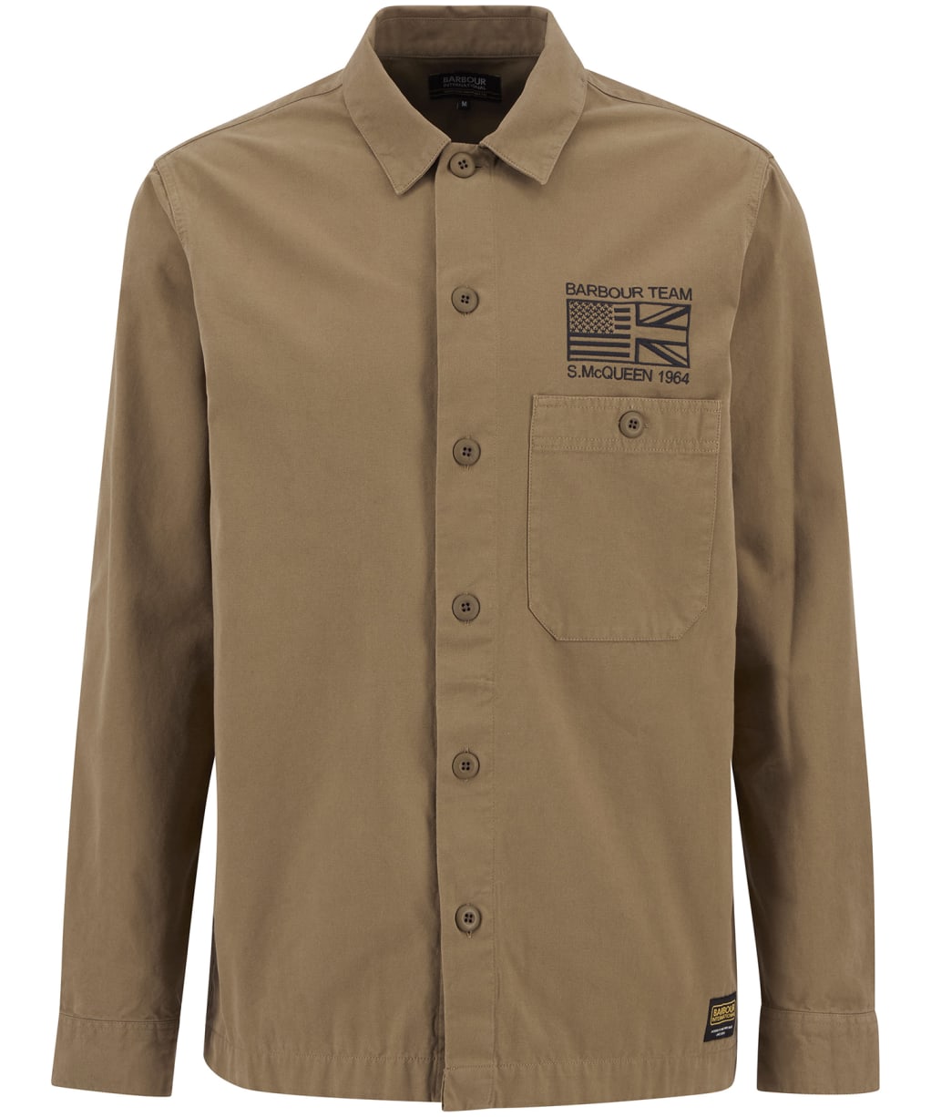 Men's Barbour International Jacks Overshirt - Sandstone