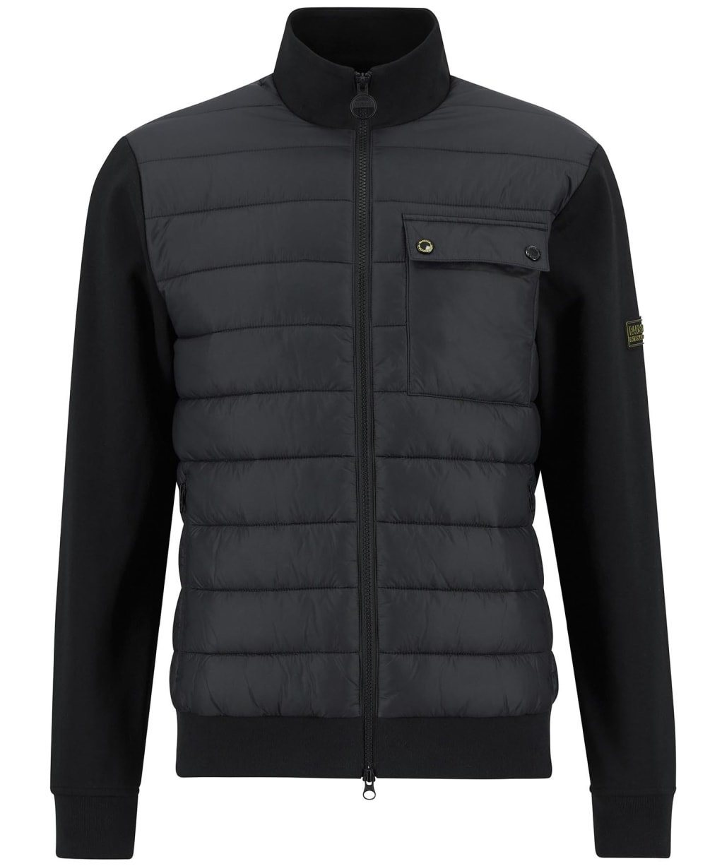 Men's Barbour International Heysham Quilted Sweatshirt - Black