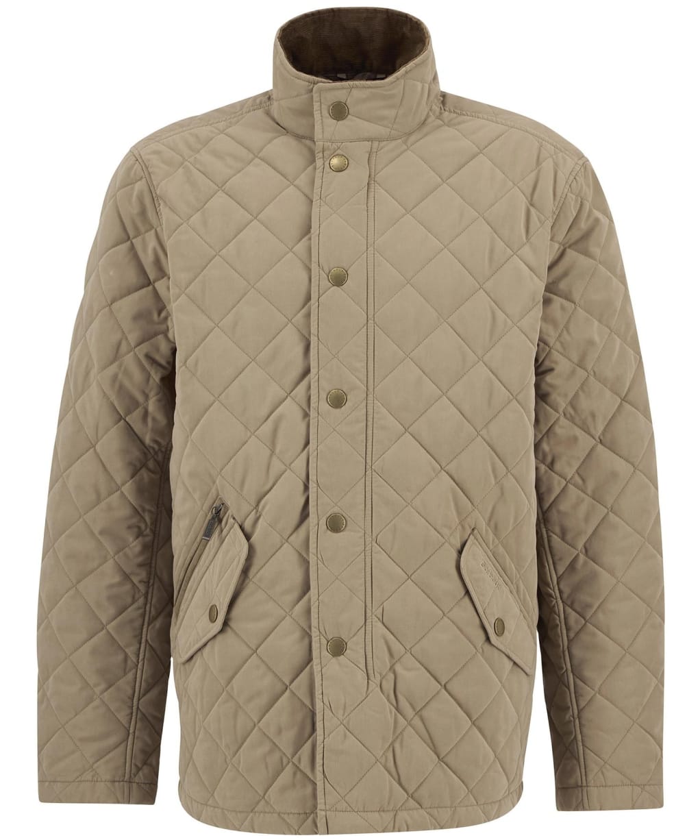 Men's Barbour Shoveler Quilted Jacket - Military Brown