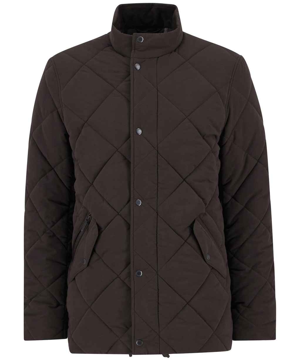 Men's Barbour Winter Chelsea Quilted Jacket - Black Oak / Midnight