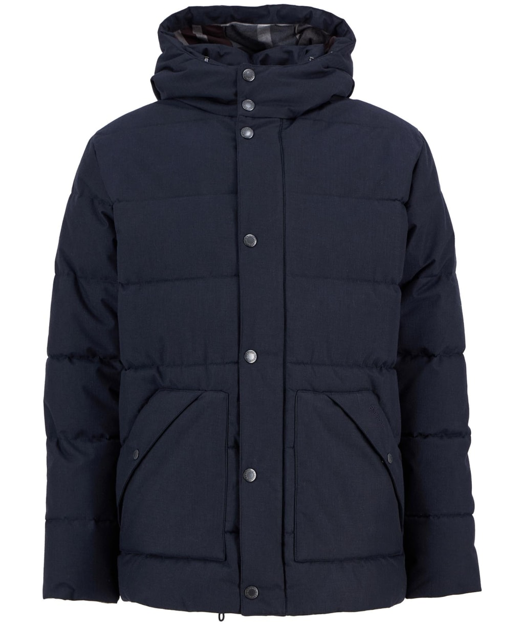 Men's Barbour Brampton Puffer Jacket - Dark Navy / Midnight