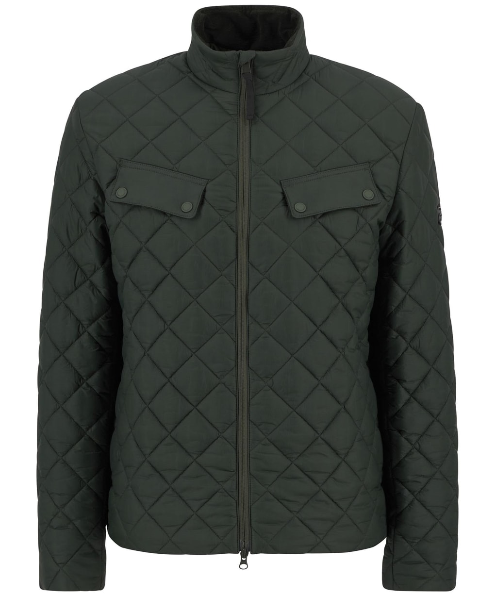 Men's Barbour International Ariel Box Quilted Jacket - Sage