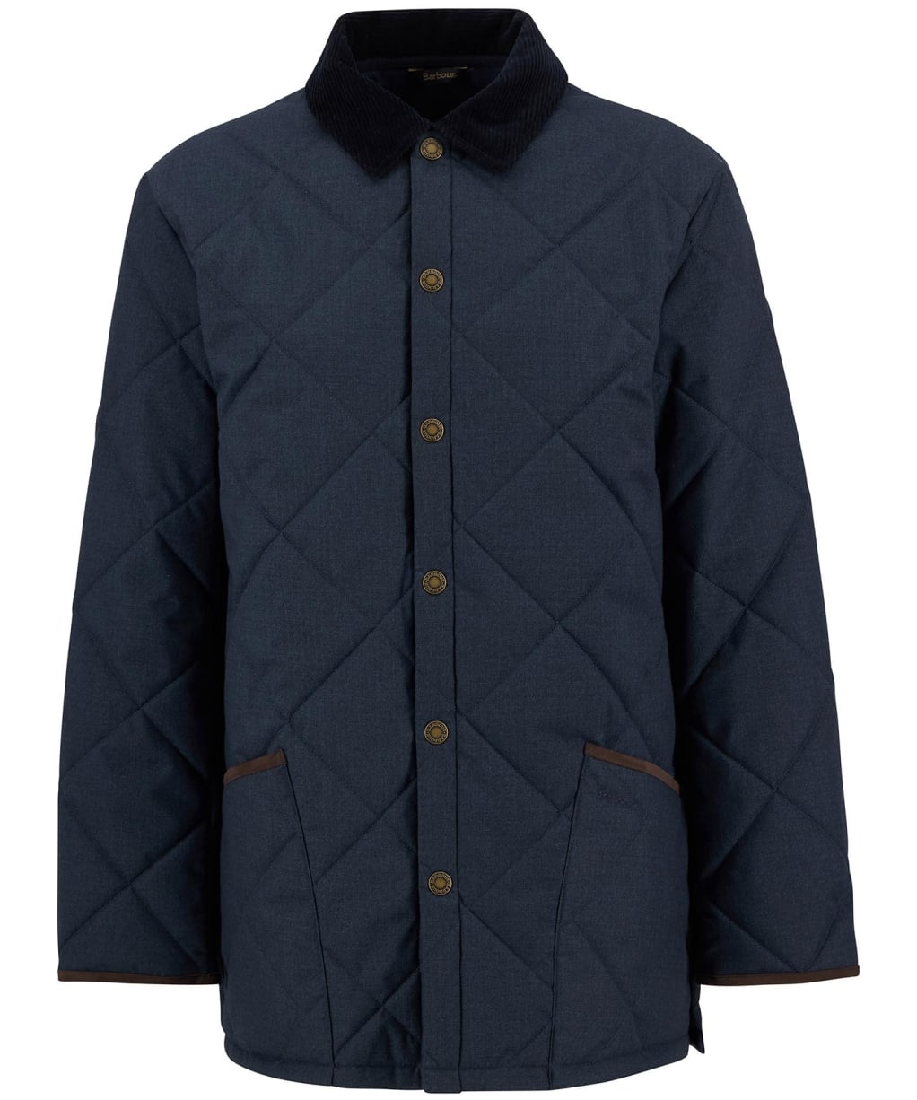Men's Barbour Winter Country Liddesdale Quilted Jacket - Navy