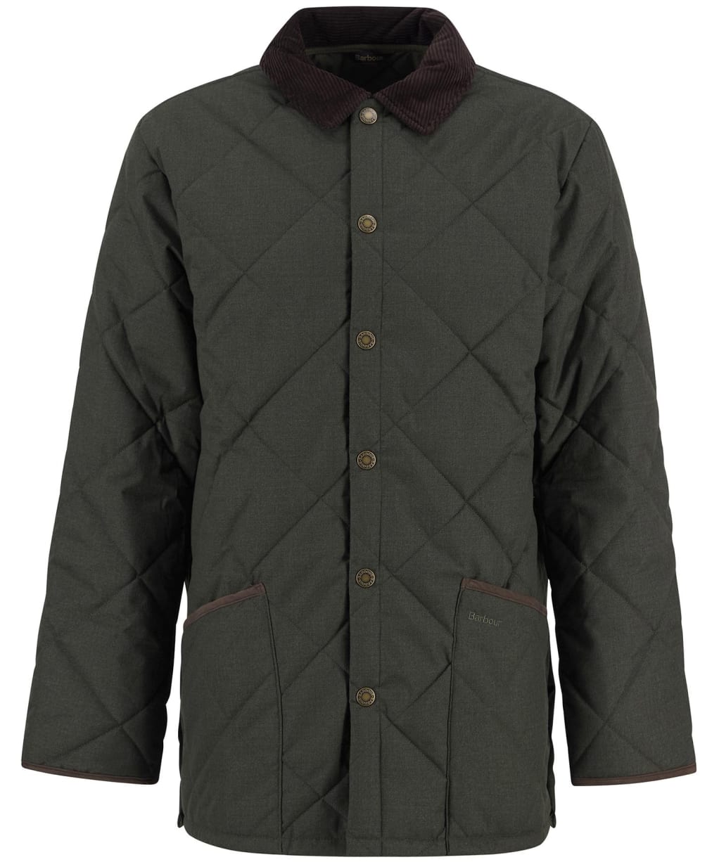 Men's Barbour Winter Country Liddesdale Quilted Jacket - Olive
