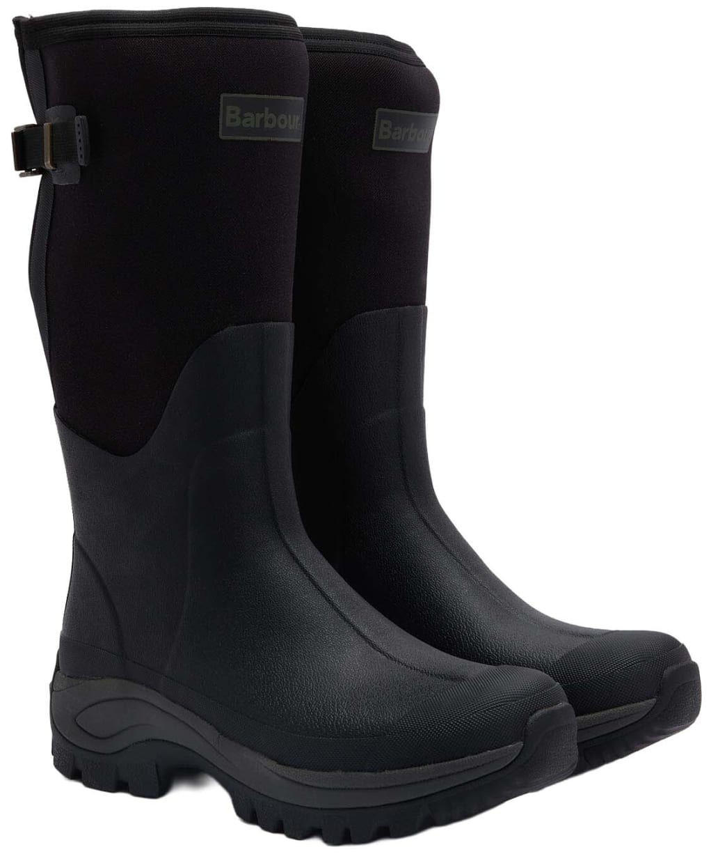 Men's Barbour Tynedale Tall Wellingtons - Black