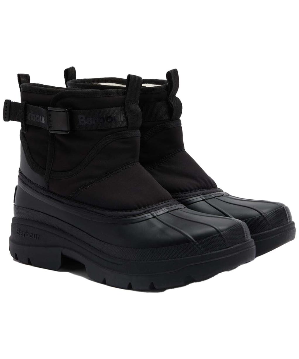 Men's Barbour Braybourn Duck Boot Welly - Black