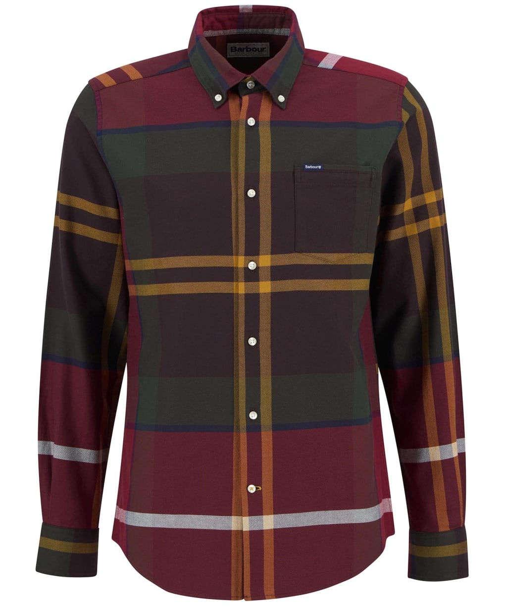 Men’s Barbour Dunoon Tailored Shirt - Winterberry Tartan