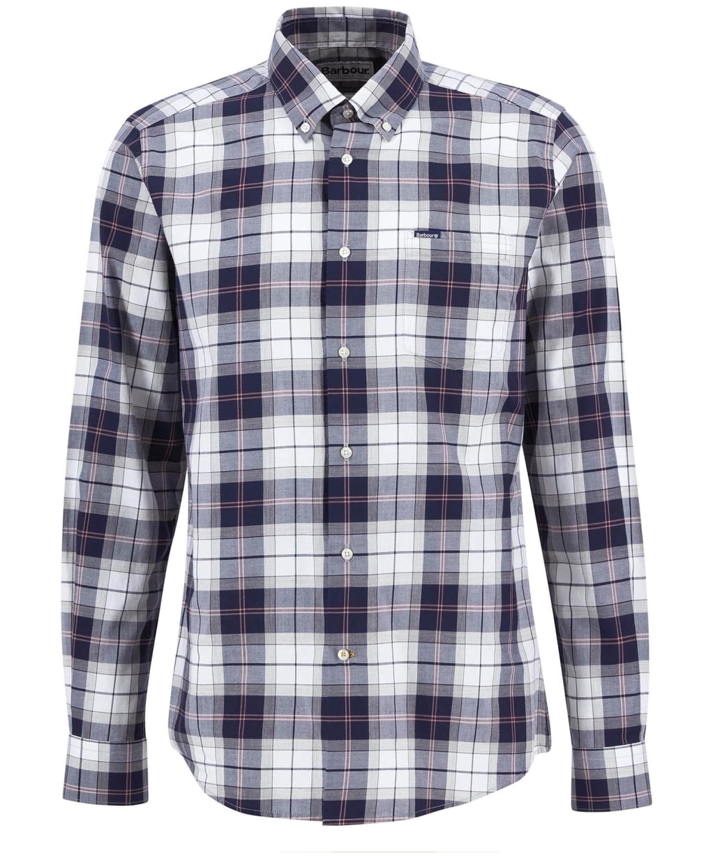 Men’s Barbour Wetherham Tailored Shirt - Riverstone Tartan
