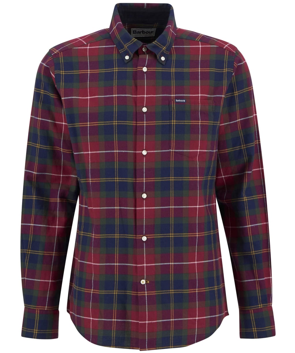 Men’s Barbour Fortrose Tailored Shirt - Winterberry Tartan