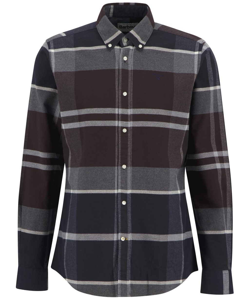 Men’s Barbour Iceloch Tailored Shirt - Midnight Oak Tartan