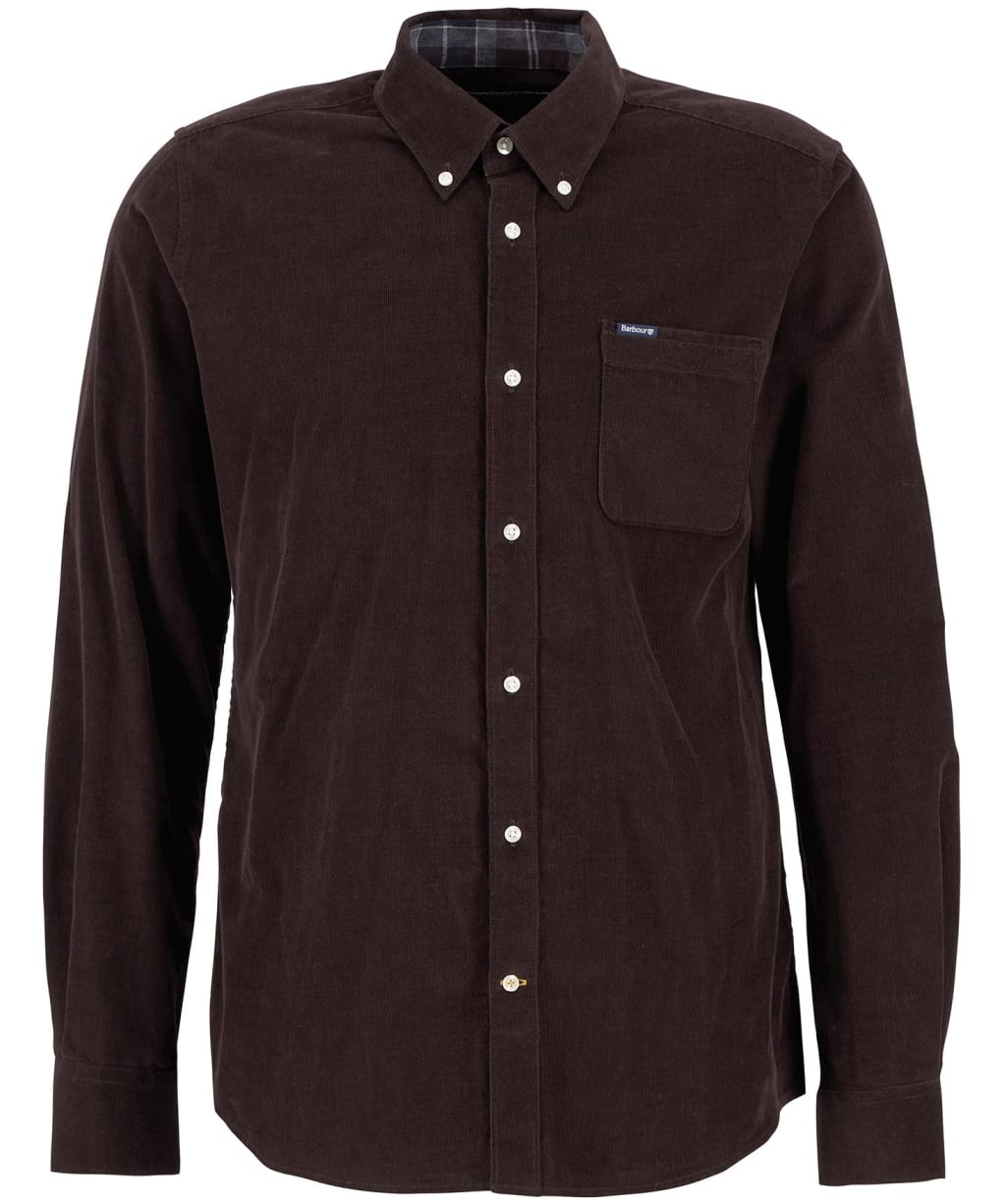 Men’s Barbour Ramsey Tailored Shirt - Dark Oak