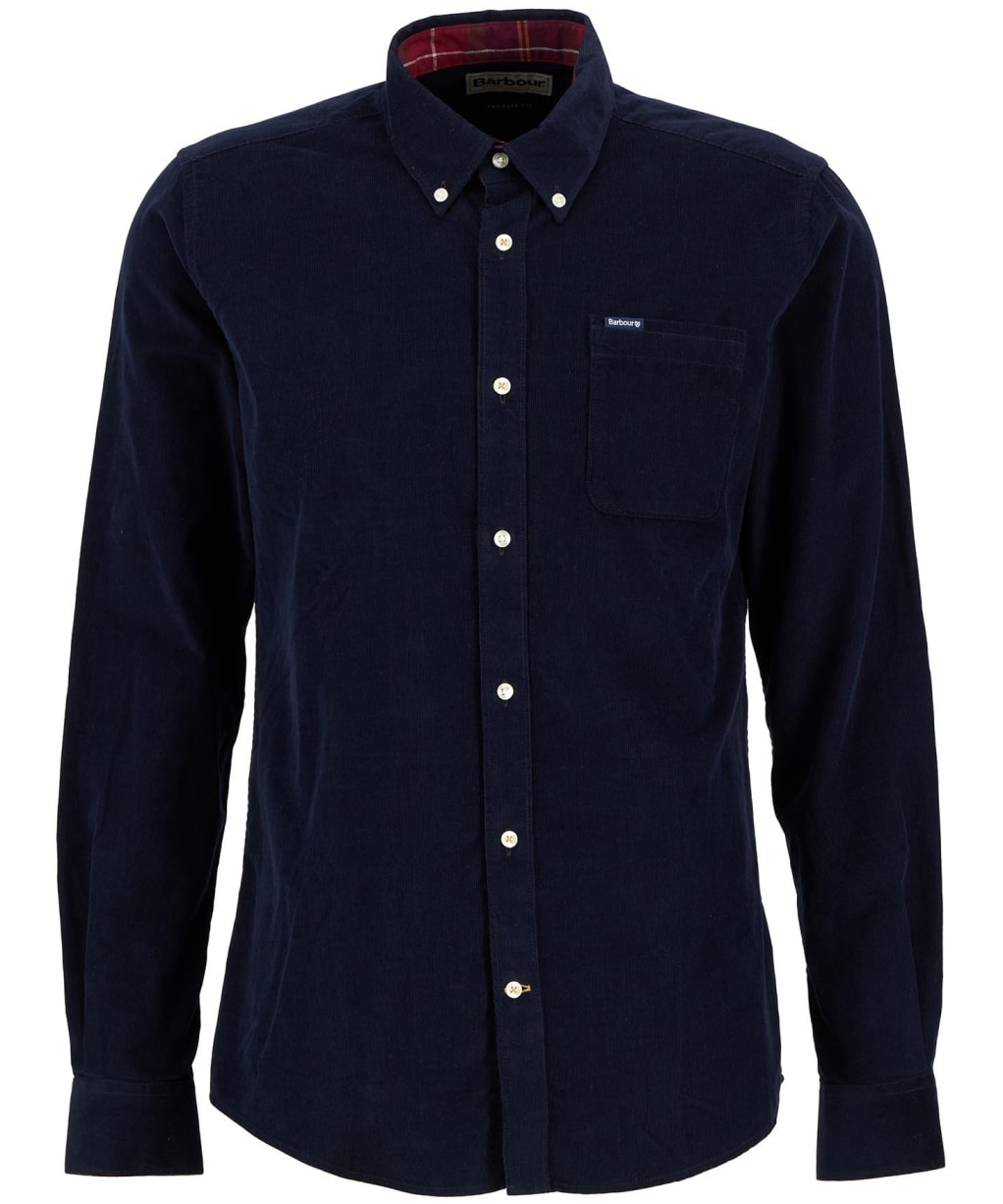 Men’s Barbour Ramsey Tailored Shirt - Navy / Red