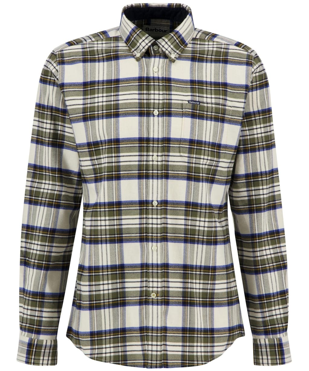 Men’s Barbour Ronan Tailored Shirt - Ecru Marl