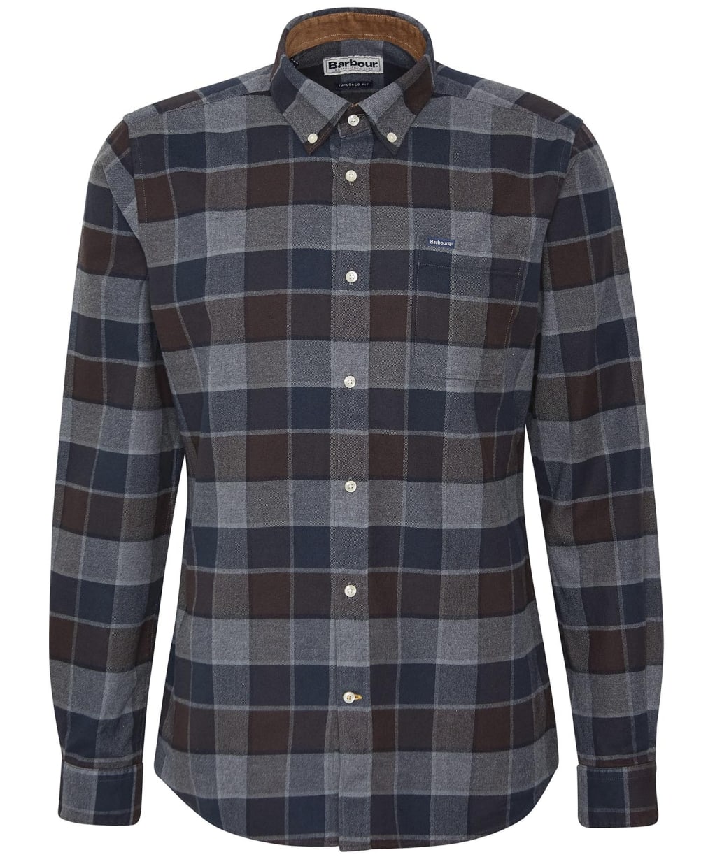 Men’s Barbour Valley Tailored Shirt - Dark Oak