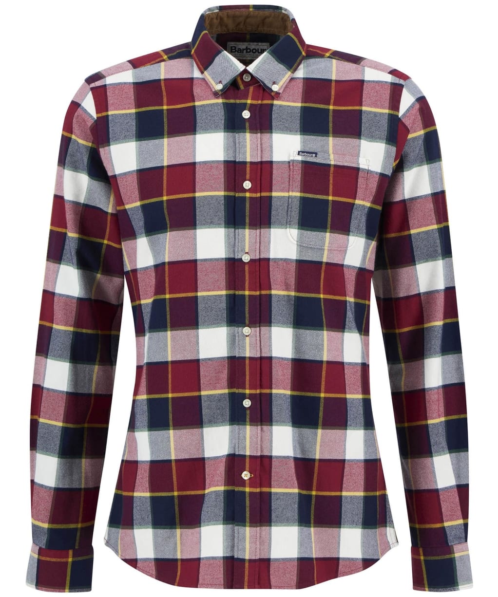 Men’s Barbour Valley Tailored Shirt - Red