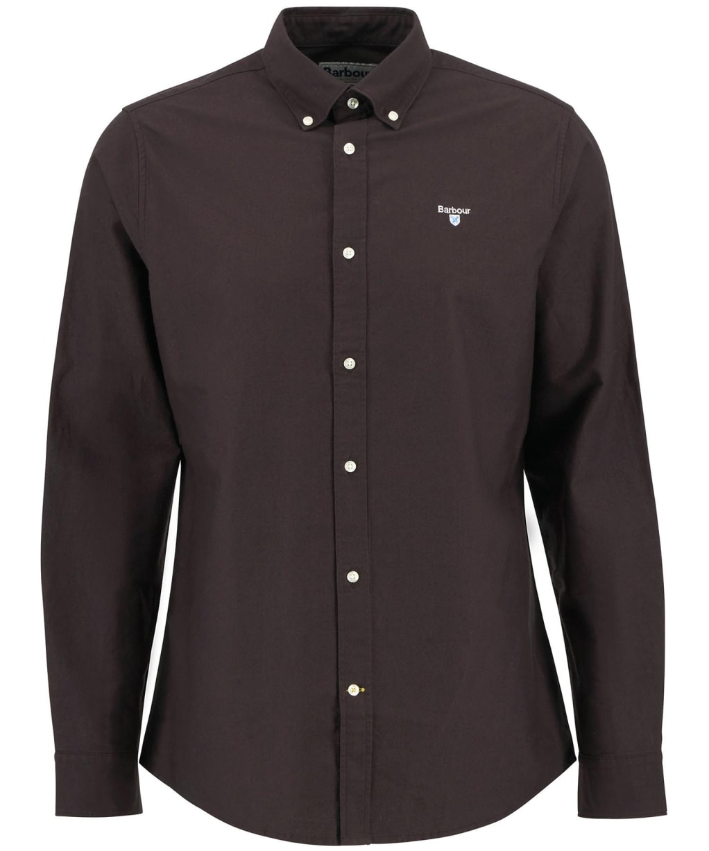 Men's Barbour Oxtown Tailored Shirt - Dark Oak