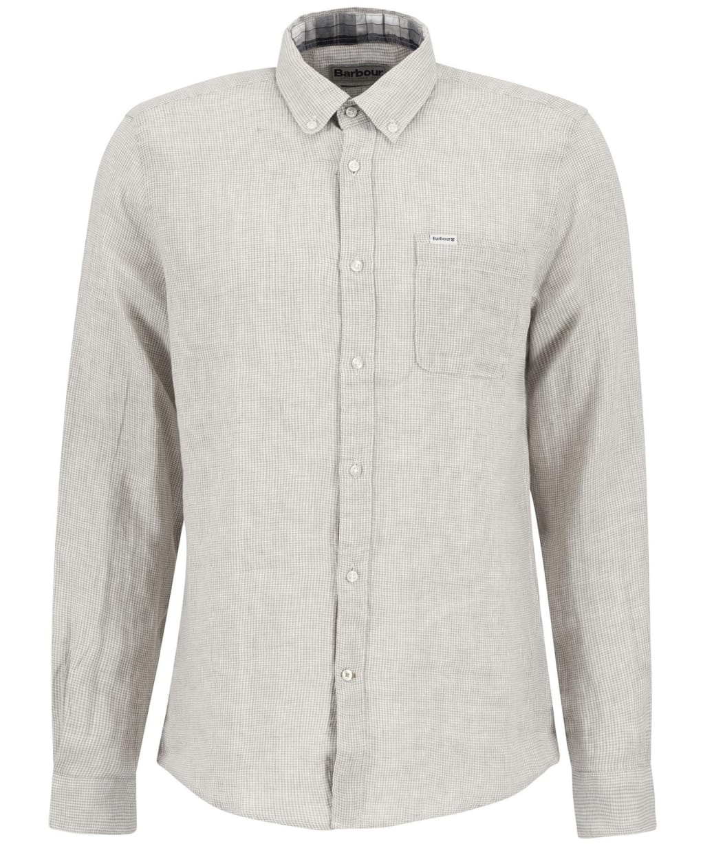 Men's Barbour Linton Tailored Shirt - Stone