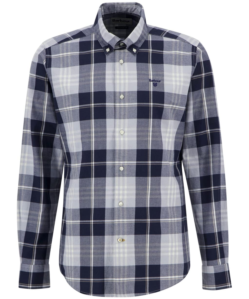 Men's Barbour Edgar Tailored Shirt - Mineral Blue