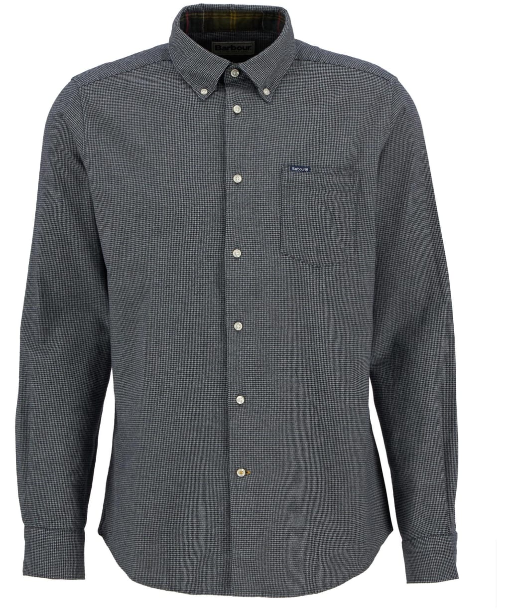 Men's Barbour Turner Tailored Shirt - Grey Marl