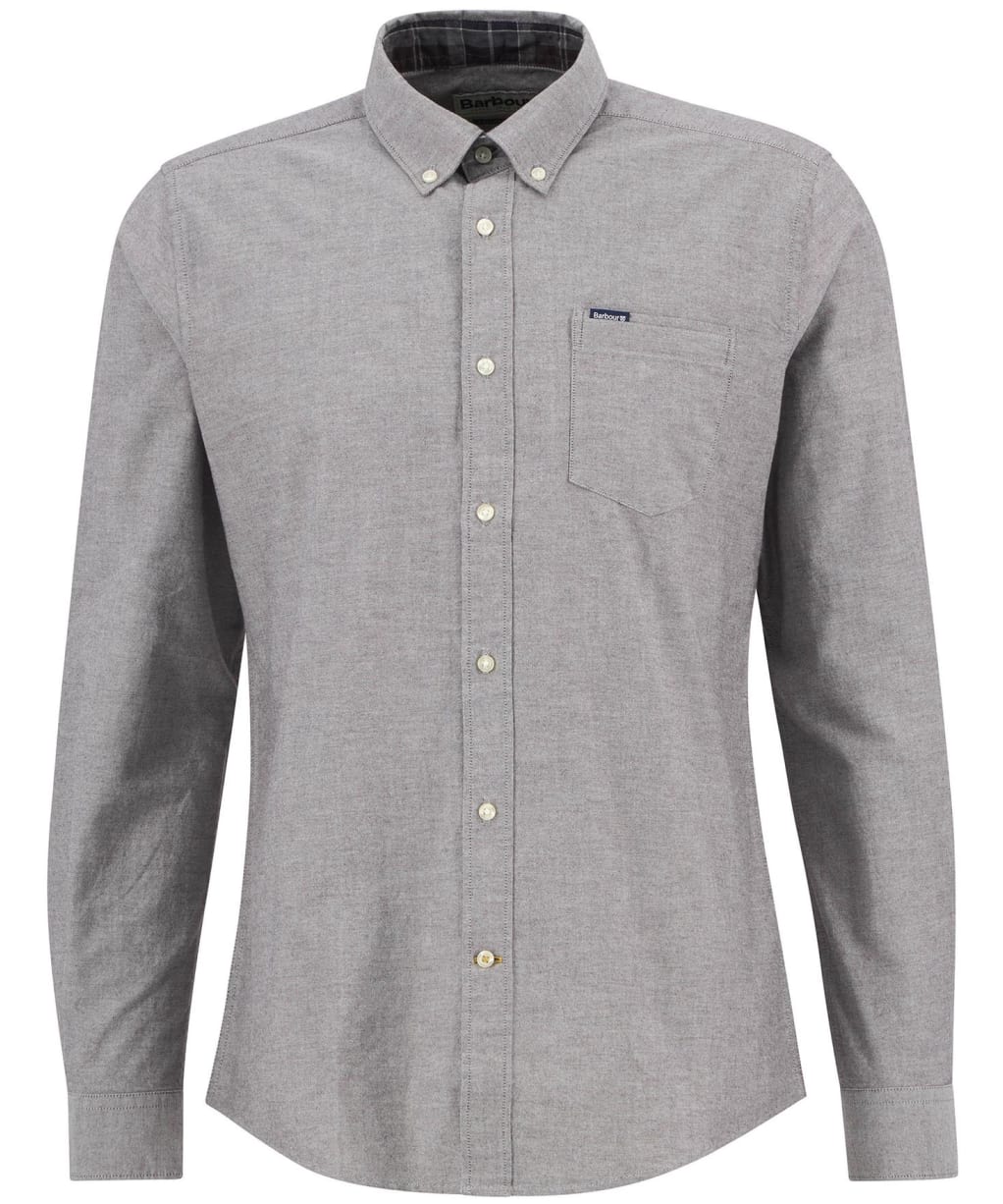 Men's Barbour Marsden Tailored Oxford Shirt - Dark Oak