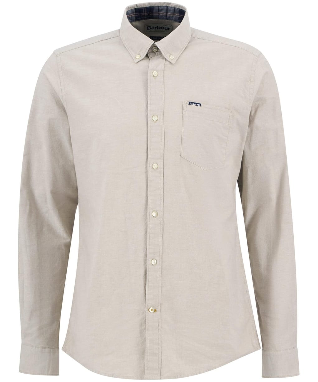 Men's Barbour Marsden Tailored Oxford Shirt - Washed Stone