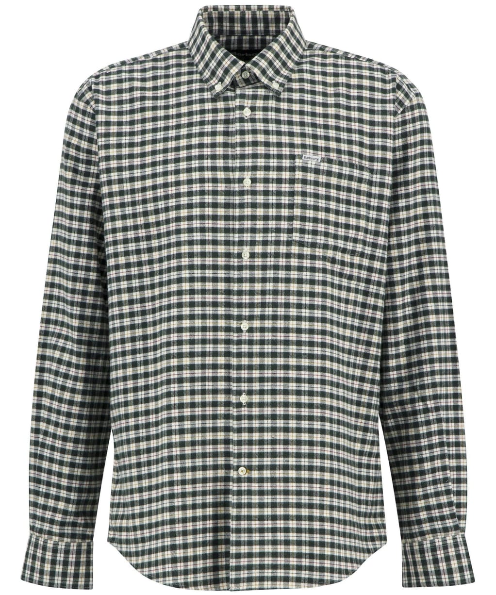 Men's Barbour Colderham Regular Checked Shirt - Forest