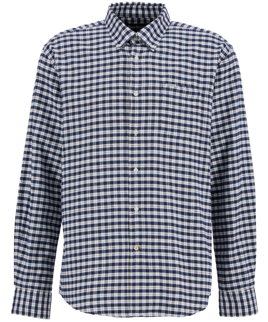 Men's Barbour Colderham Regular Checked Shirt - Navy