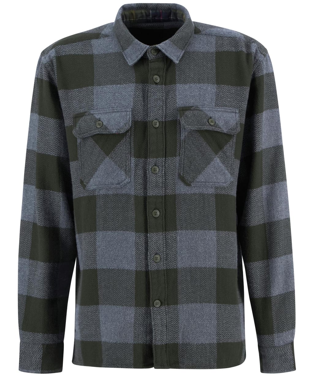 Men's Barbour Bertow Relaxed Gingham Shirt - Forest