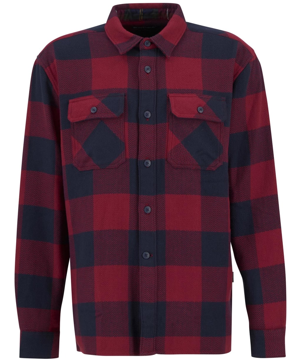 Men's Barbour Bertow Relaxed Gingham Shirt - Navy