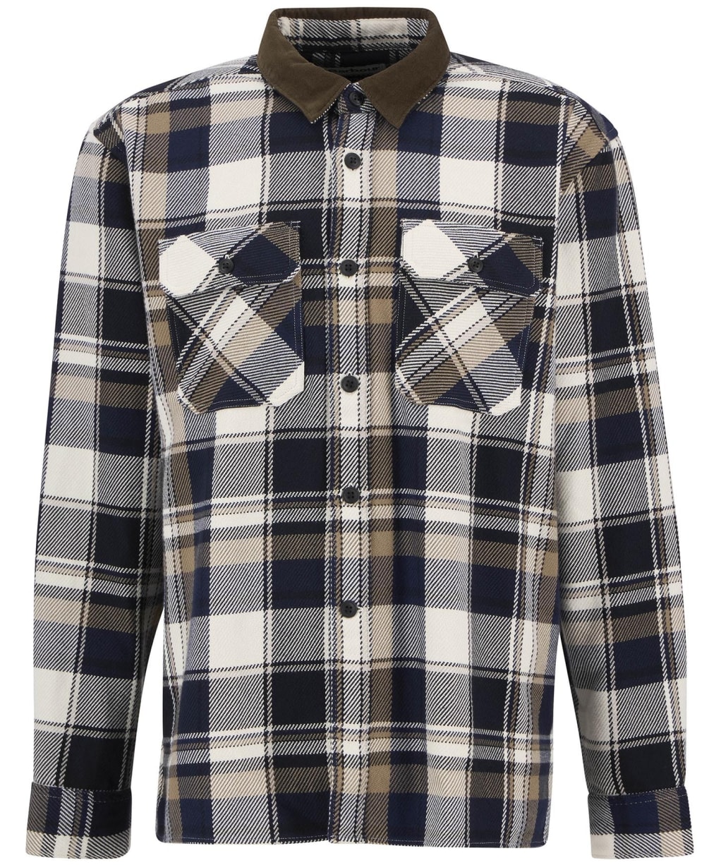 Men's Barbour Grasmoor Relaxed Checked Shirt - Navy