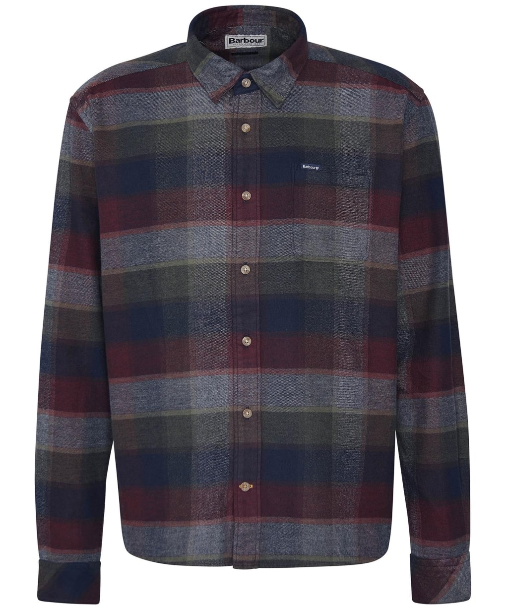 Men's Barbour Copswell Relaxed Checked Shirt - Navy