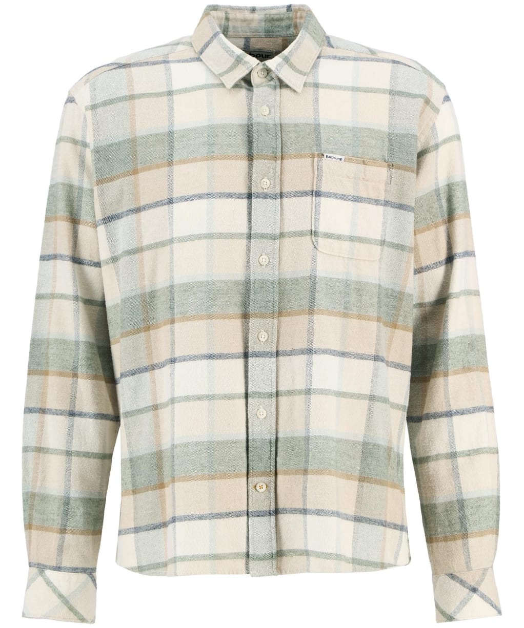 Men's Barbour Copswell Relaxed Checked Shirt - Stone