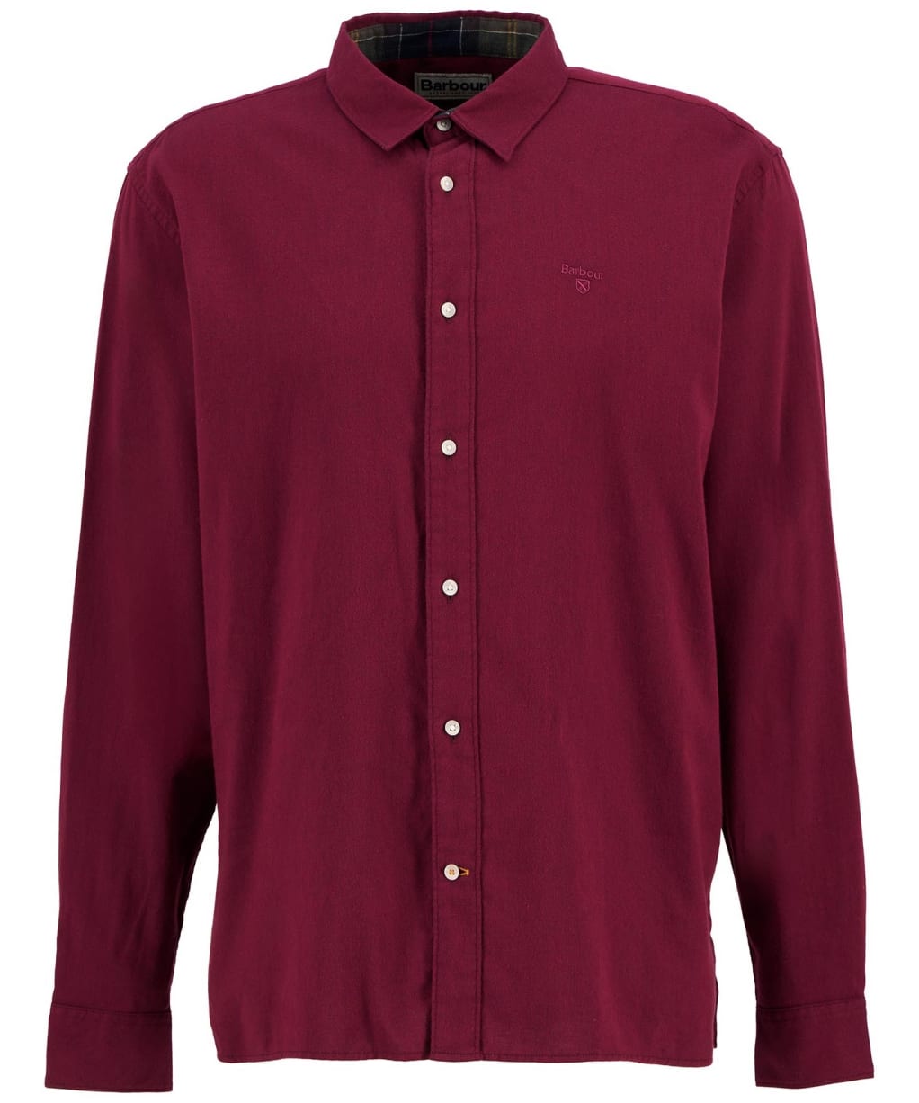 Men's Barbour Sealane Relaxed Shirt - Biking Red