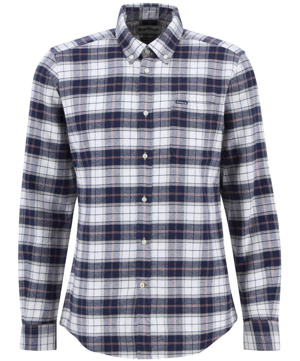 Men's Barbour Haddington Tailored Tartan Shirt - Riverstone Tartan