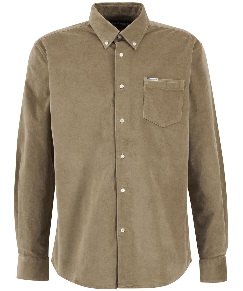 Men's Barbour Jesmond Regular Shirt - Military Brown