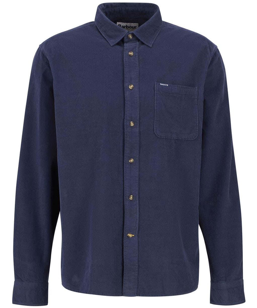 Men's Barbour Bramside Relaxed Cord Shirt - Navy