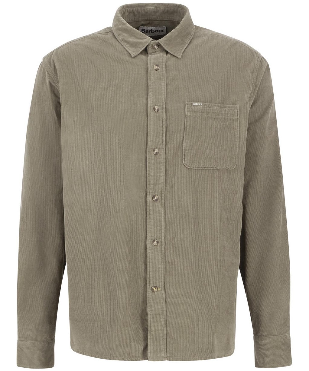 Men's Barbour Bramside Relaxed Cord Shirt - Olive