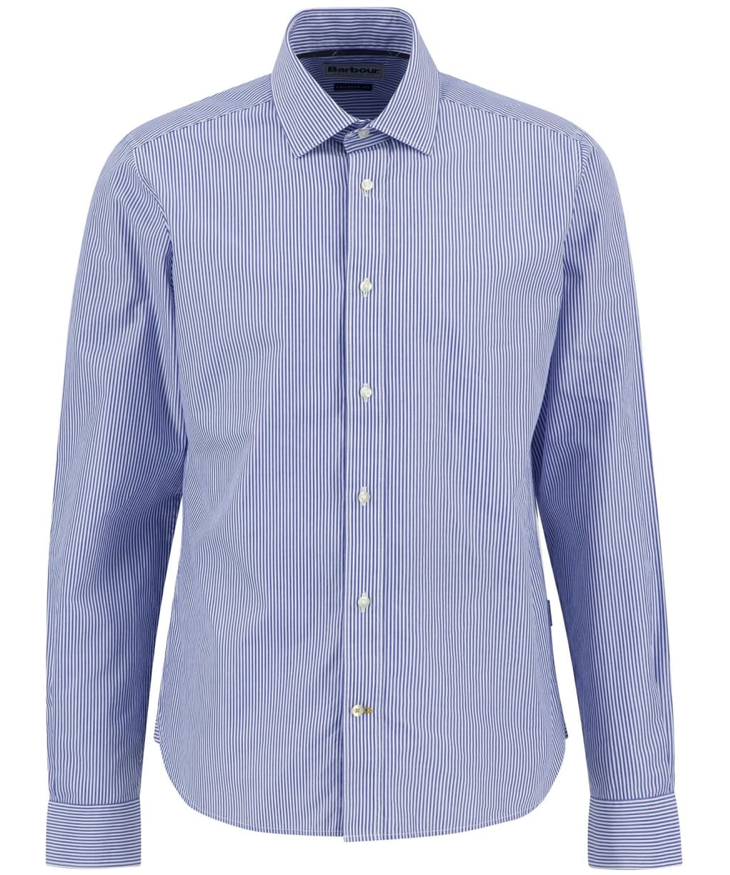 Men's Barbour Graham Striped Tailored Shirt - Navy