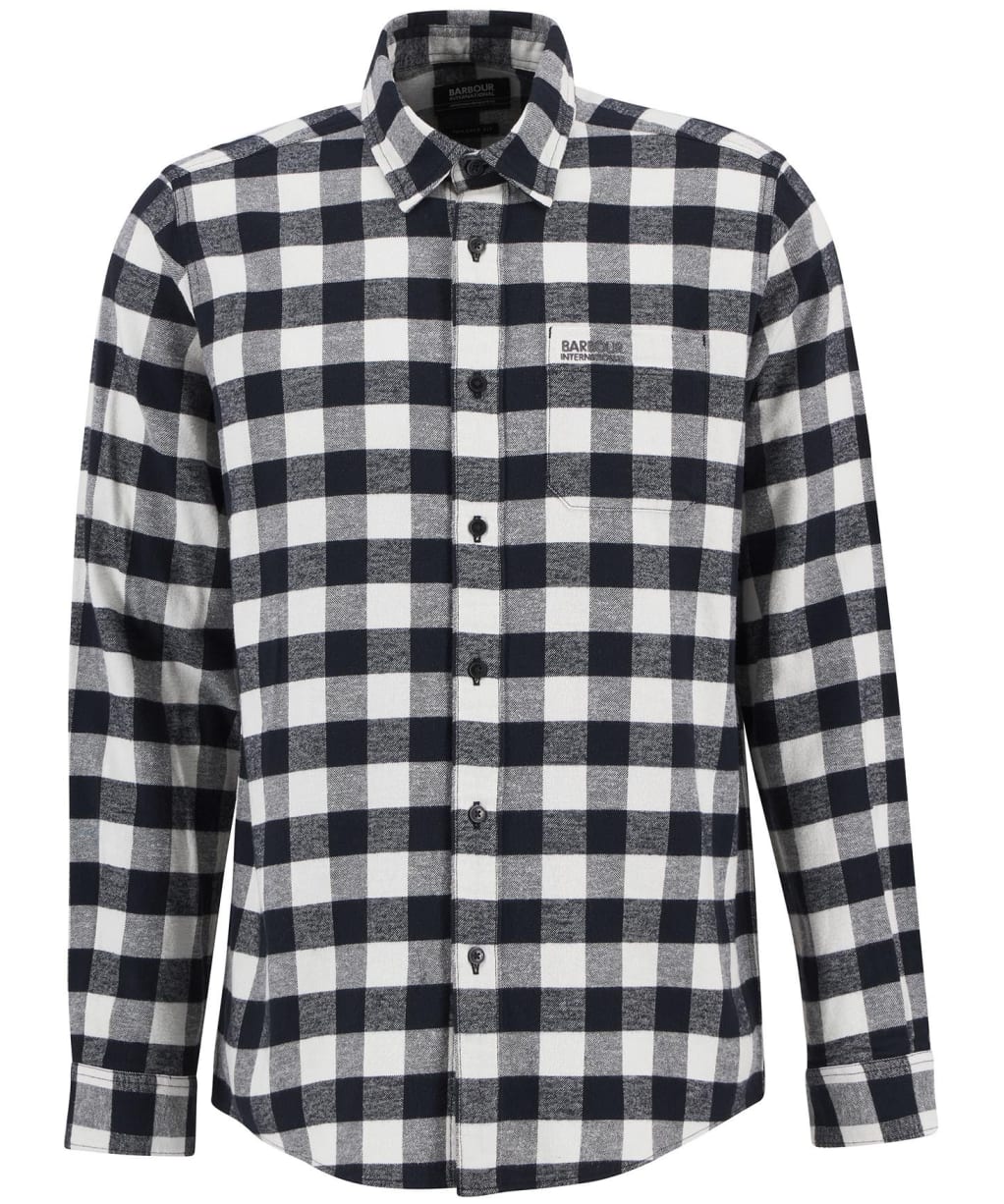 Men's Barbour International Blackstreak Check Shirt - Black
