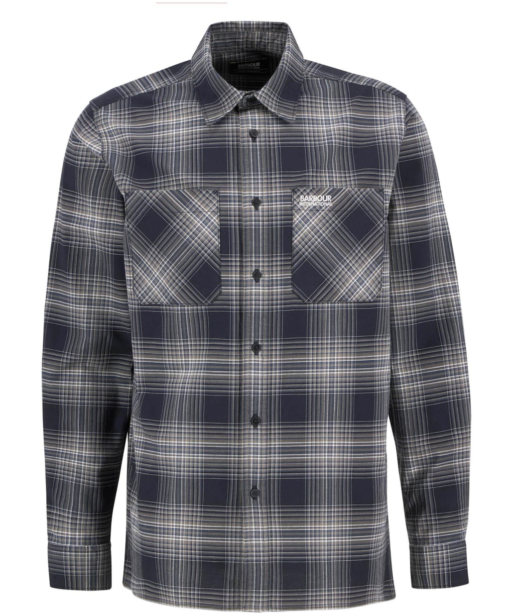 Men's Barbour International Hall Shirt - Cool Blue